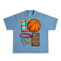 Pebble Blue western basketball love Urban Heavy Tee - HRA Design Shop