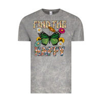 Cloud Rock Kind The Happy Vintage Tee - CowhideDigitalArt