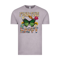 Vintage Zinc Kind The Happy Vintage Tee - CowhideDigitalArt