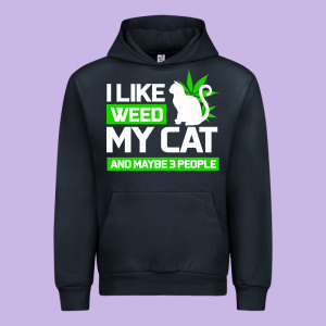 Cat Weed I Like My Cat Gift Urban Hoodie Designed By Bettercallsaul