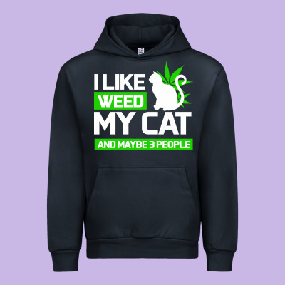 Cat Weed I Like My Cat Gift Urban Hoodie Designed By Bettercallsaul