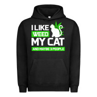 Pigment Black Cat Weed I Like My Cat Gift Urban Hoodie - Bettercallsaul