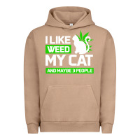 Pigment Burro Cat Weed I Like My Cat Gift Urban Hoodie - Bettercallsaul