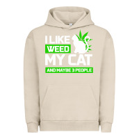 Pigment French Oak Cat Weed I Like My Cat Gift Urban Hoodie - Bettercallsaul