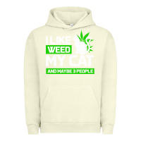 Pigment Pistachio Cat Weed I Like My Cat Gift Urban Hoodie - Bettercallsaul