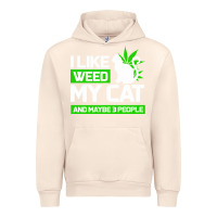 Sandshell Cat Weed I Like My Cat Gift Urban Hoodie - Bettercallsaul