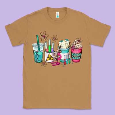 Science Teacher Coffee Cups Classic Tee Designed By Adodesignshop