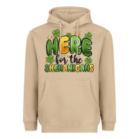 Mushroom here for the shenanigans Heavyweight Hoodie - MaliasSmallBusiness
