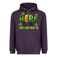 Plum here for the shenanigans Heavyweight Hoodie - MaliasSmallBusiness