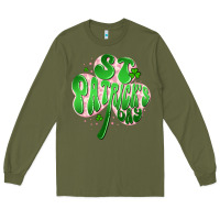 Army Green st patricks day clover Long Sleeve Tee - Artiststas