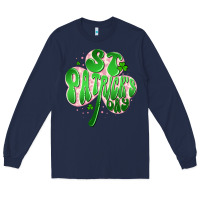 Navy st patricks day clover Long Sleeve Tee - Artiststas