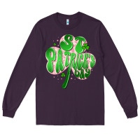 Plum st patricks day clover Long Sleeve Tee - Artiststas