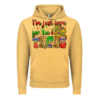 Vintage Mustard i'm just here for the tacos Vintage Hoodie - Zillion Design Studio