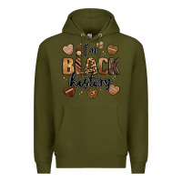 Army Green i'm black history Premium Hoodie - LillyAllenDesigns