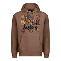 Chestnut i'm black history Premium Hoodie - LillyAllenDesigns