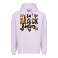 Lilac i'm black history Premium Hoodie - LillyAllenDesigns