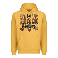 Mustard i'm black history Premium Hoodie - LillyAllenDesigns