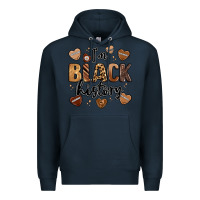 Navy i'm black history Premium Hoodie - LillyAllenDesigns
