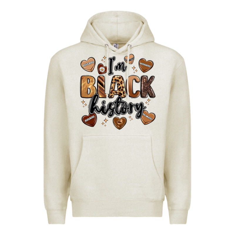 I'm Black History Premium Hoodie by LillyAllenDesigns | Teevron