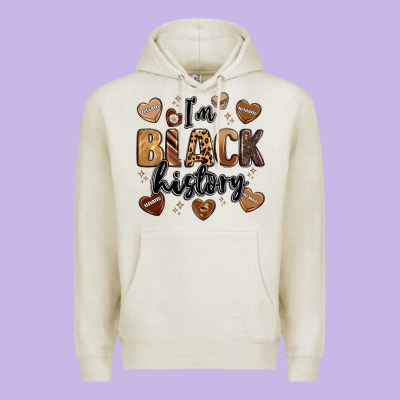 I'm Black History Premium Hoodie Designed By Lillyallendesigns