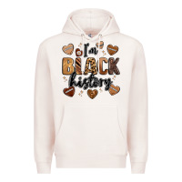 Pale Pink i'm black history Premium Hoodie - LillyAllenDesigns