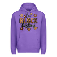Purple i'm black history Premium Hoodie - LillyAllenDesigns