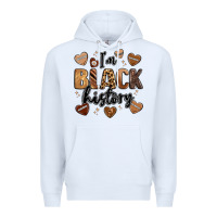 White i'm black history Premium Hoodie - LillyAllenDesigns