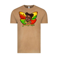 Vintage Camel juneteenth butterfly black girl Vintage Tee - HRA Design Shop