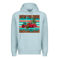 Blue Mist truck gemstone leopard Premium Hoodie - AdoDesignShop