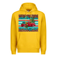 Lemon truck gemstone leopard Premium Hoodie - AdoDesignShop