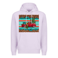 Lilac truck gemstone leopard Premium Hoodie - AdoDesignShop