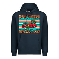 Navy truck gemstone leopard Premium Hoodie - AdoDesignShop