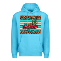 Ocean Blue truck gemstone leopard Premium Hoodie - AdoDesignShop