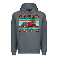 Rock truck gemstone leopard Premium Hoodie - AdoDesignShop