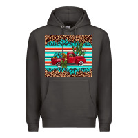 Smoke truck gemstone leopard Premium Hoodie - AdoDesignShop