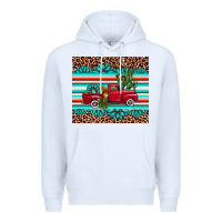 White truck gemstone leopard Premium Hoodie - AdoDesignShop