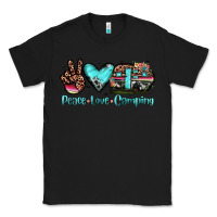 Black peace love camping Classic Tee - JahusDesignShop