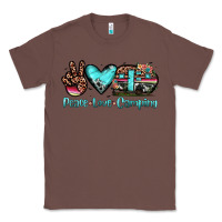 Chestnut peace love camping Classic Tee - JahusDesignShop