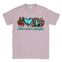 Lilac peace love camping Classic Tee - JahusDesignShop