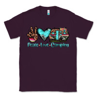 Plum peace love camping Classic Tee - JahusDesignShop