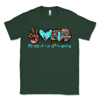 Sports Green peace love camping Classic Tee - JahusDesignShop