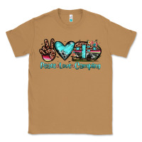 Toasted Coconut peace love camping Classic Tee - JahusDesignShop