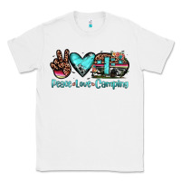 White peace love camping Classic Tee - JahusDesignShop