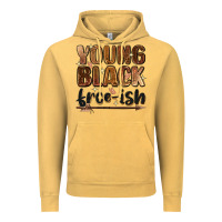 Vintage Mustard young black free ish Vintage Hoodie - Zillion Design Studio