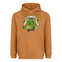 Meerkat rolling up some shamrock spirit Heavyweight Hoodie - MaliasSmallBusiness