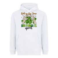 White rolling up some shamrock spirit Heavyweight Hoodie - MaliasSmallBusiness