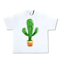 White mexican cactus Urban Heavy Tee - FaDigitalArtStudio