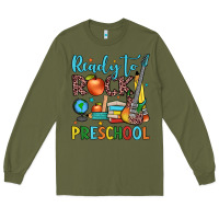 Army Green ready to rock preschool Long Sleeve Tee - JahusDesignShop