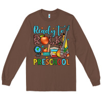 Chestnut ready to rock preschool Long Sleeve Tee - JahusDesignShop