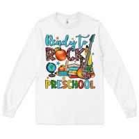 White ready to rock preschool Long Sleeve Tee - JahusDesignShop